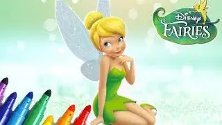 Tinkerbell Coloring Page #SHORTS Disney Tinkerbell Coloring Book Fairies Coloring Page