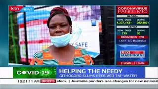 Githogoro slums receive tap water to help during COVID-19
