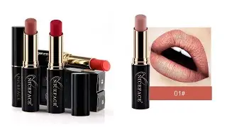 Niceface | Matte & Velvet Lipstick | 01 | Rossetto Nude Chiaro Shimmer