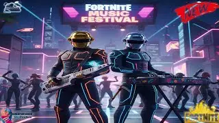 🎧 ВНИМАНИЕ: БЕСПЛАТНАЯ НАГРАДА! Daft Punk Experience выходит в Fortnite (интерактивный гид по муз...