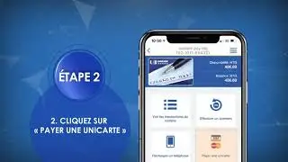 Tutoriel Unimobile - Effectuer un paiement Unicarte
