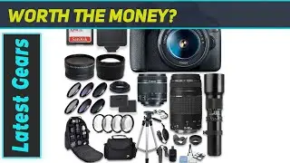 Unboxing and Review: Canon EOS Rebel T7 DSLR Camera Bundle Kit - Amazon Renewed Edition