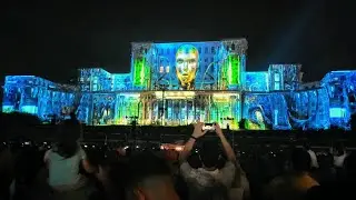 Bucharest Video Mapping 3D 2023 Casa Poporului