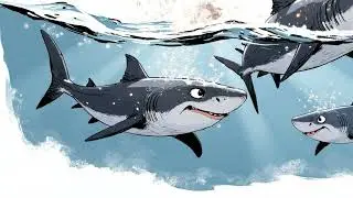 BEAUTIFUL RELAXING CHRISTMAS MUSIC 2026 🎄🦈 | Calm Piano & Peaceful Shark Scenes for Relax & Study