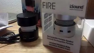 Fire Glow ISound Portable Speaker Review/Unboxing