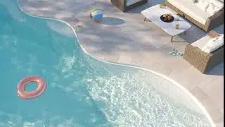 Pool reflections loop