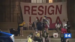 'Resign Lyda' protests turn violent as police, news crew become targets