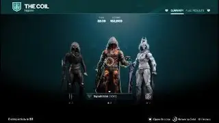 Destiny 2 - The Coil Platinum Run - 152k - Sub 33 mins