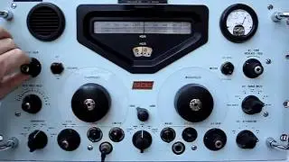 Racal Ra17 W tuning the Shortwave & Amatuer Bands  3pm  3 Nov 2014