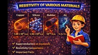 Resistivity of Various Materials | Important Table (Easy Explanation)| Diploma/Polytechnic