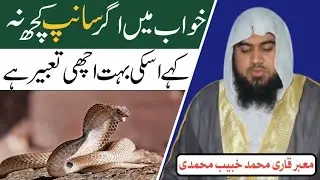Khwab mein agr saanp kuch na&nbsp; khe os ki bhat achi Tabeer he| khwab ki Tabeer | Bilal Official