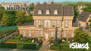 Britechester University Housing | Speed Build | The Sims