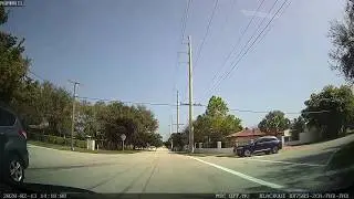 Running Stop Sign SW 144 St SW 87 Ave While Speeding