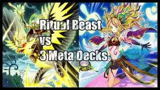 Ritual Beast vs 3 Meta Decks August 2020 (YGO PRO)