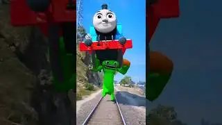 GTA 5  JUMBO JOSH SAVING FRANKLIN FROM THOMAS THE TRAIN_COFFIN DANCE SONG COVER