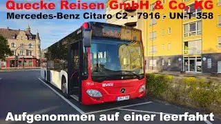 [Sound] Quecke-Wagen 7916 [Mercedes-Benz Citaro C2 STEP 2] [2016] VOITH