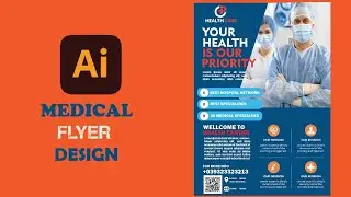 medical flyer design in illustrator / MEDICAL POSTER DESIGN