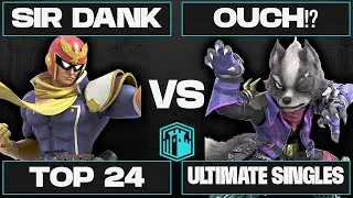 WTDSA 2025 T24 - Sir Dank (Captain Falcon) Vs. Ouch!? (Wolf) Smash Ultimate - SSBU
