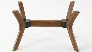 FURNIREM - Solid Wood Rectangle Coffee Table Base 4 Legs