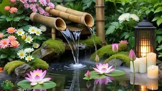 Beautiful Peaceful Music 🍃 Soft Piano, Water Sounds, Stress Relief & Deep Sleep Therapy