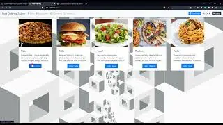 Simple Food Ordering System in Python using Django DEMO