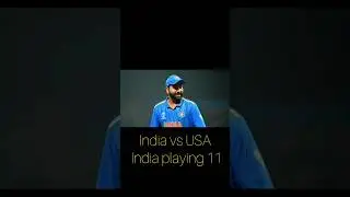 India playing11 vs usa#indian#india#worldcup#indvsusa#cricket#meninblue#shorts#indiaplaying11#usa