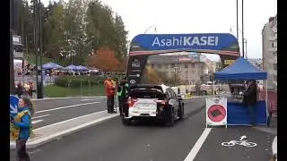 Kalle Rovanper&auml; Tyre warmup Secto Rally Finland 2022