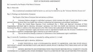 AZ Petition to change the Constitution