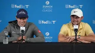 Matt Fitzpatrick and Alex Fitzpatrick Tuesday Press Conference 2023 Zurich Classic of New Orleans