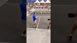 Great defensive skills in #pickleball