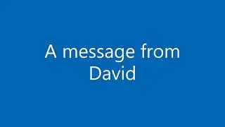 A message from Carole, Hannah and Jonathan Thorpe