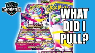 Pokemon Mega Symphonia m1S Japanese Booster Box Opening