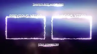 Free Gaming Outro Template NO COPYRIGHT (End Screen) #3