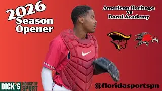 2026 Season Opener Amerian Heritage @ Doral Academy #fspn #upsetalert #highschoolbaseball #fyp