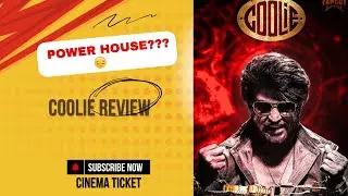 COOLIE MOVIE REVIEW TELUGU : CINEMA TICKET REVIEW #Rajinikanth #LokeshKanagaraj #MovieReviewTelugu