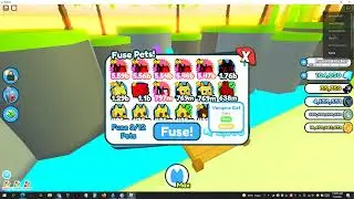 What Happens When I Fuse Werewolf Golden Cat Rb Stacked Dog And Pumpkin Cat l Pet Sim X