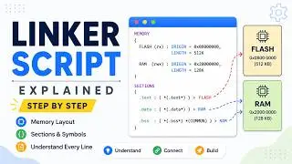 Linker Script Explained Step by Step | Embedded Systems #EmbeddedSystems#STM32#LinkerScript#Embedded