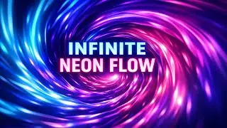 Infinite Neon Liquid Flow 🌀 4K Hypnotic Visuals for Deep Focus & Relaxation
