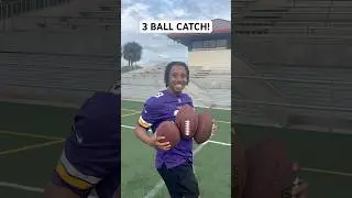 Rate my 3 ball catch 1-10! #nfl #football #nfl #catching