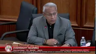 Oversight Hearing - Senator Jesse A. Lujan - November 13, 2025  2pm