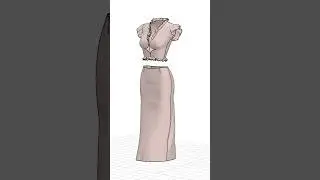 Tutorial on basic patterns is up now✨ #patternmaking #clo3d #digitalfashion #sewing #3d