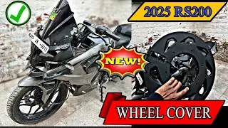 2025 pulsar rs200 full video and modifications || wheel cover for rs200 modifications