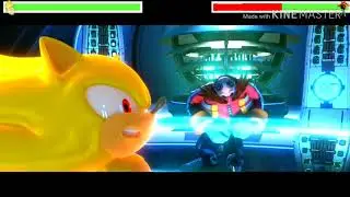 Sonic Unleashed opening with healthbars