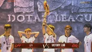 Mars Dota 2 League 2017. LGD-Gaming are the champions! 3:2 vs LFY Grand final DOTA2 MDL #CyberWins