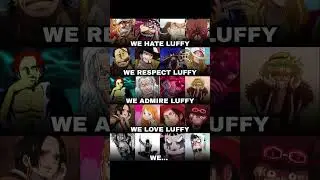 We Hate Luffy. We Respect Luffy. We Love Luffy. WE&hellip; #onepiece