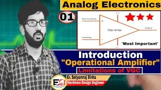 Introduction to Operational Amplifier || Operational Amplifier in Hindi || Basics of OpAmp