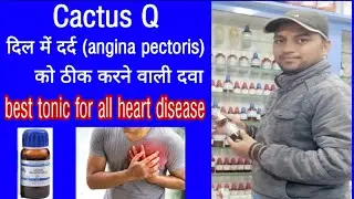 cactus q, best homeopathic medicine for angina pectoris, best homeopathic medicine for heart disease