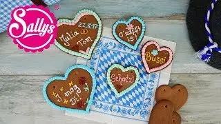 Lebkuchenherzen / Oktoberfest /Wie vom Jahrmarkt / Do it yourself / Sallys Welt