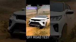 Mahindra Thar vs Toyota Fortuner Legends OFF ROAD TEST ⚠️✅