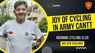 What Inspires You To Be An Army Officer | Life In Army Cantonment | Morning Cycling Vlog #indianarmy